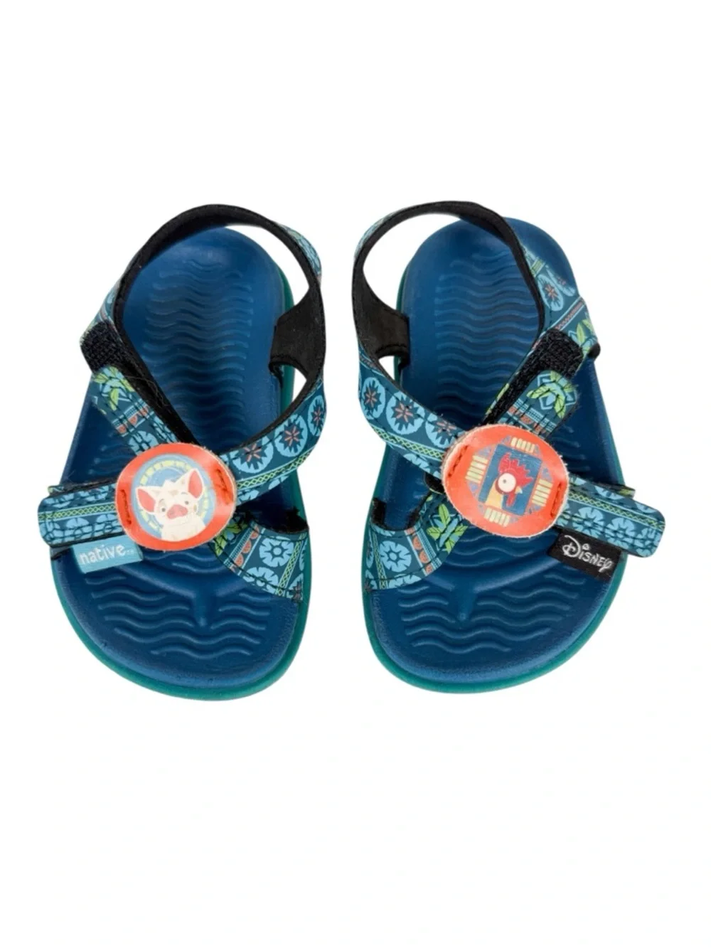 Toddler‎ Native x Disney Moana Pua Hei Hei Blue Sandals Size 5