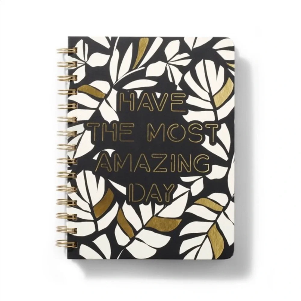NWT Tabitha Brown x Target HAVE THE MOST AMAZING DAY spiral notebook.