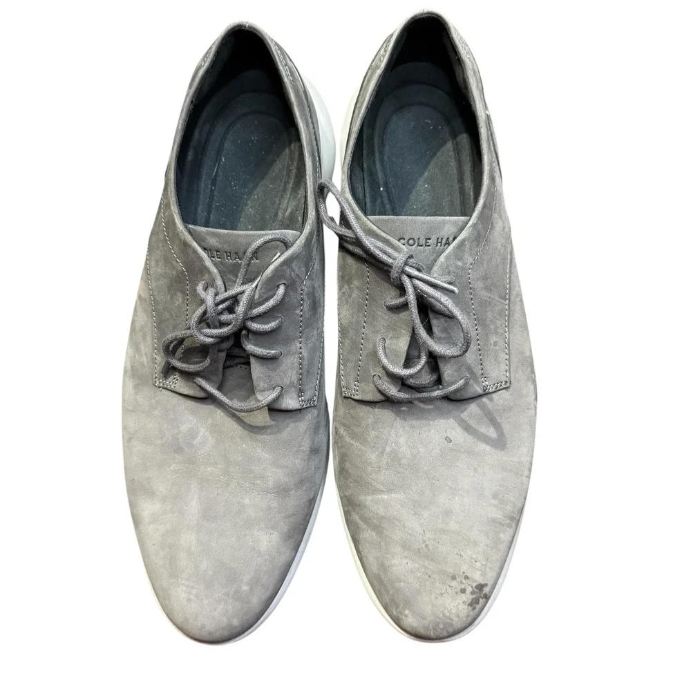 Cole Haan Shoes Mens Size 13 Gray Grand Lace Up Casual‎ Oxford Comfort Sneaker