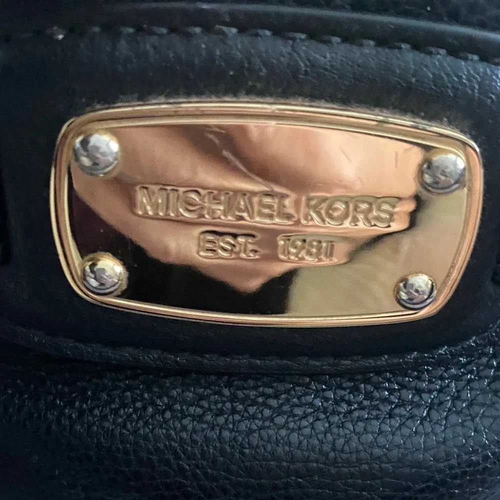 Michael Kors structured leather
