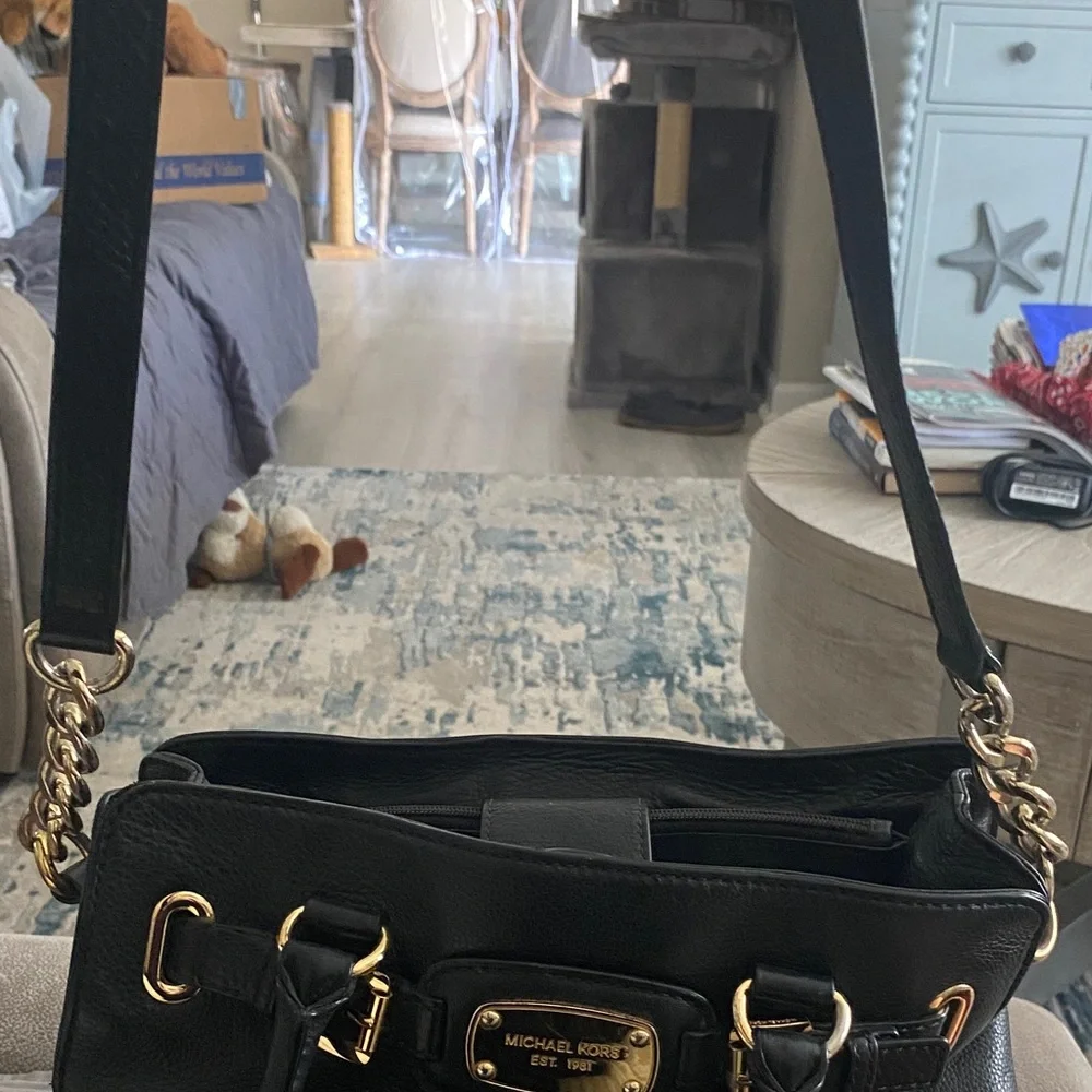 Michael Kors structured leather