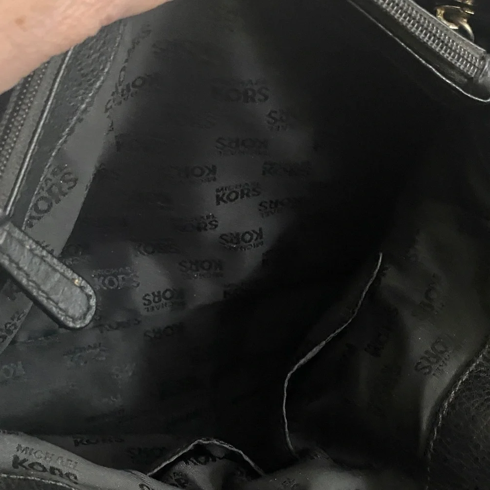 Michael Kors structured leather