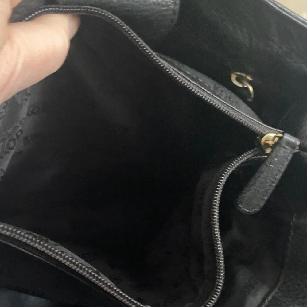 Michael Kors structured leather
