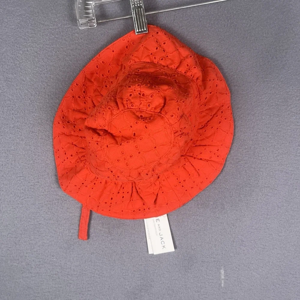 NWT Janie and Jack Bucket Hat Red Islet 12-18mo