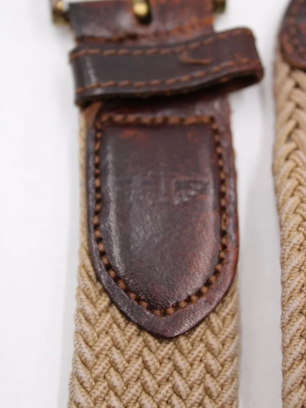 Dockers tan braided