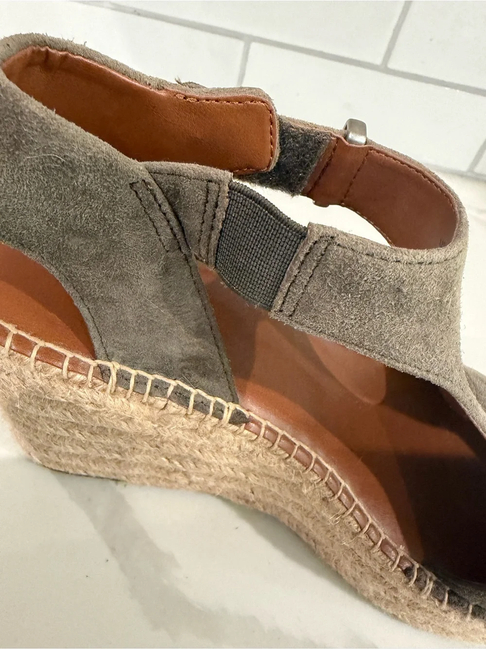 Franco Sarto olive espadrille