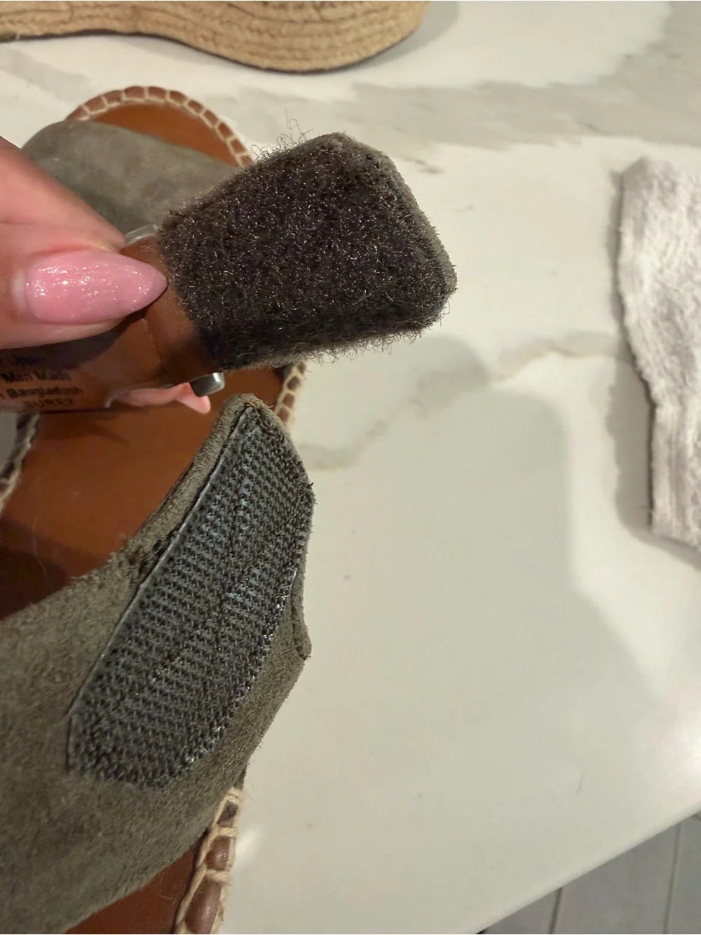 Franco Sarto olive espadrille