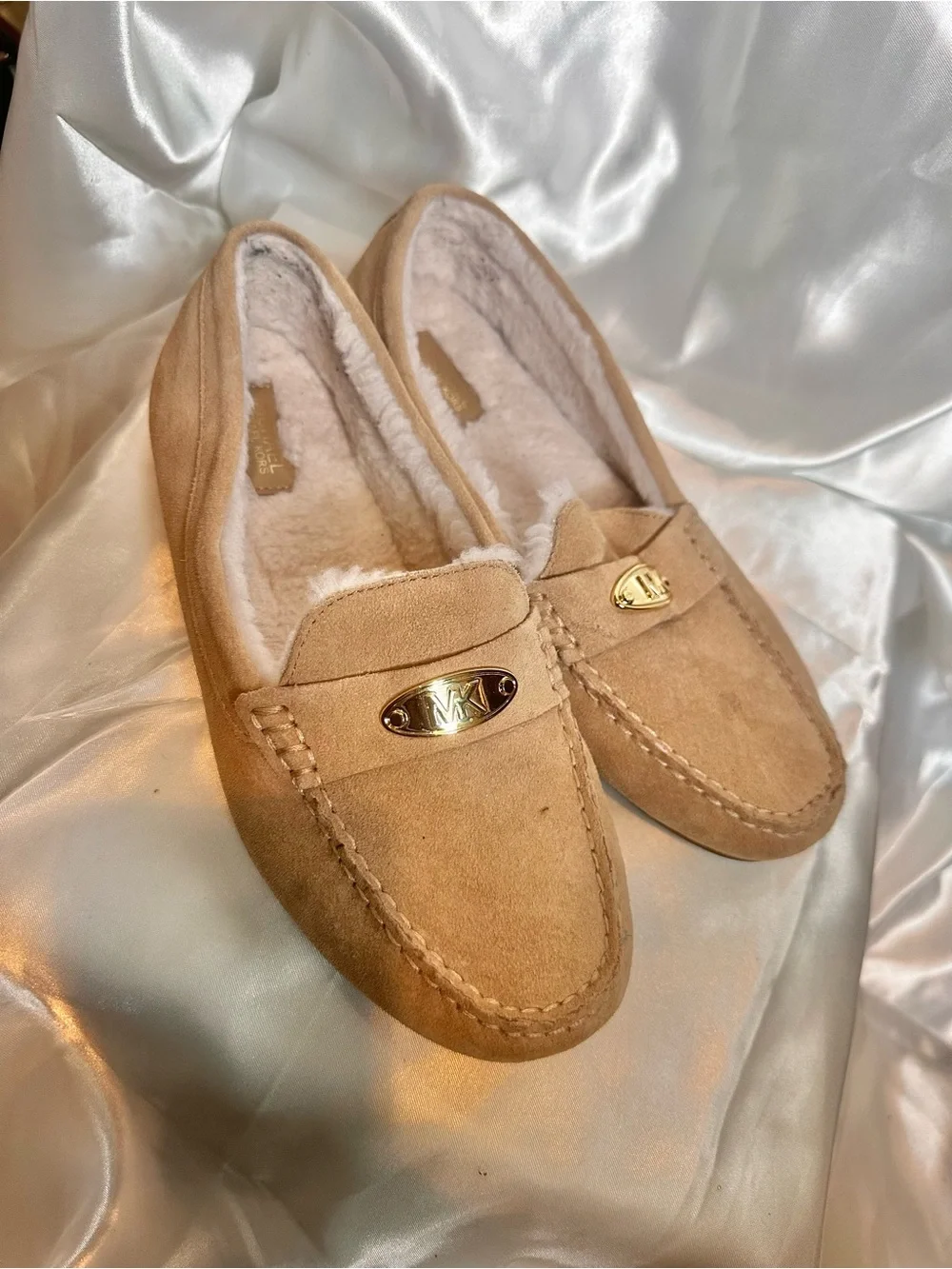 Michael Kors tan suede