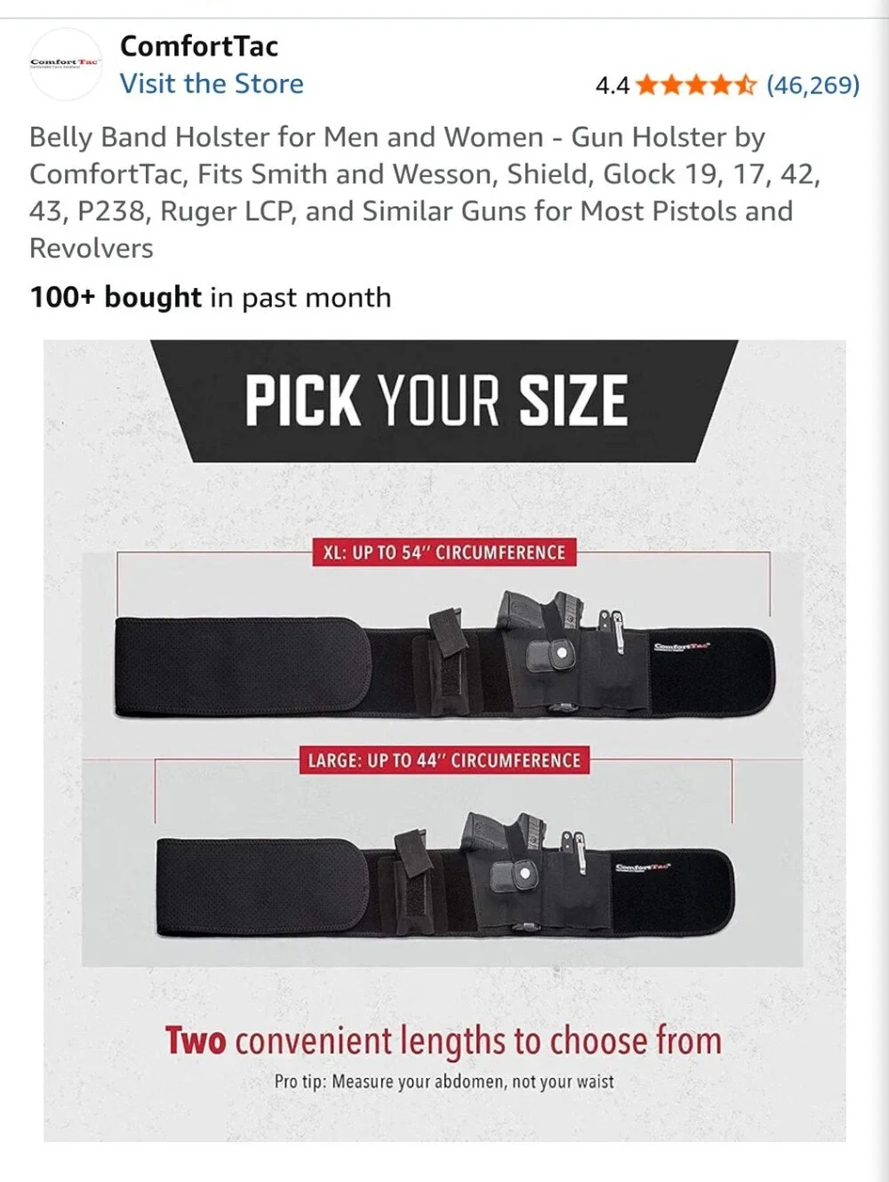 ComfortTac neoprene velcro