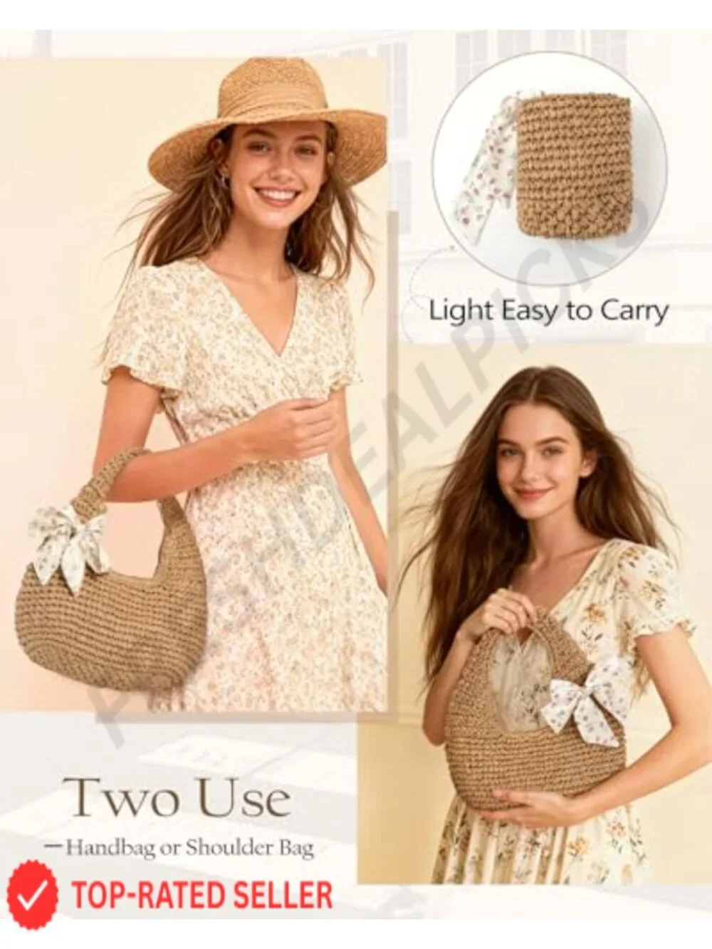 N/A handwoven straw