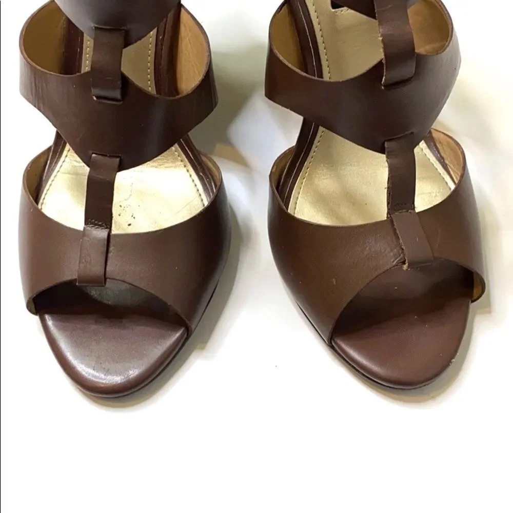 White House Black Market Bridget Wedge Sandals Size 9.5