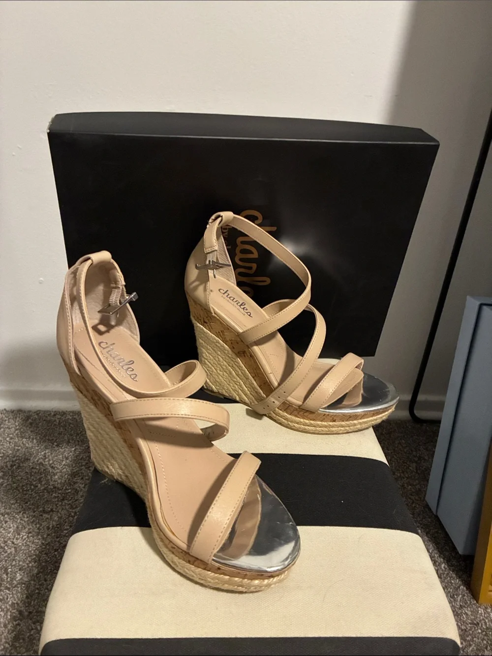 Charles By Charles David strappy beige