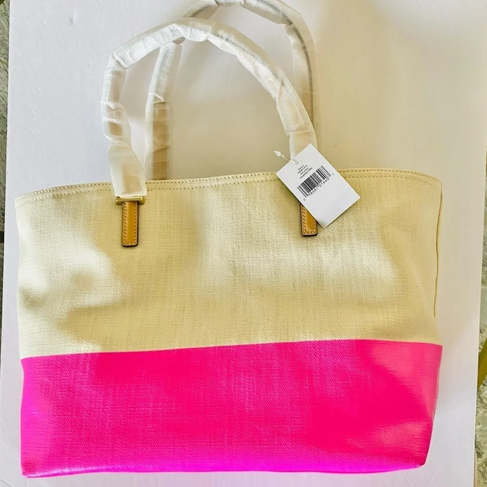 kate spade coated linen