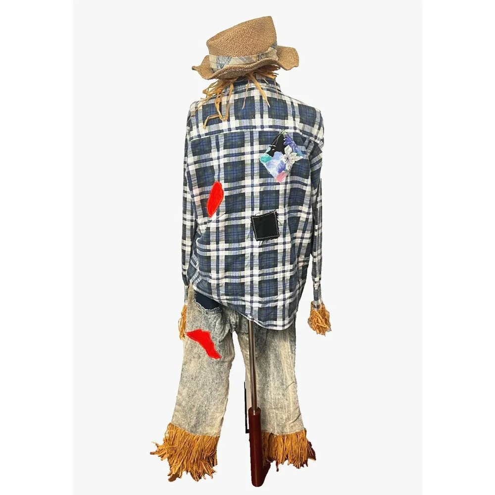 Handmade vtg scarecrow