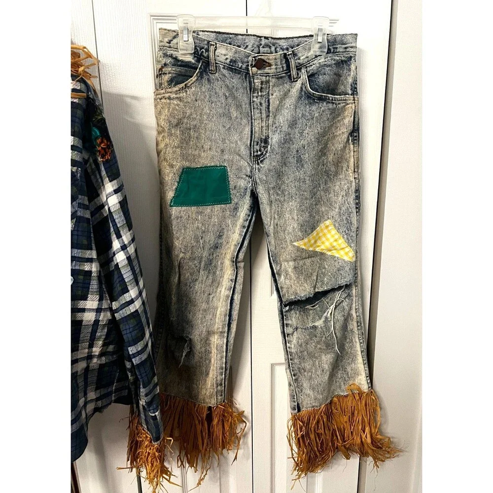 Handmade vtg scarecrow