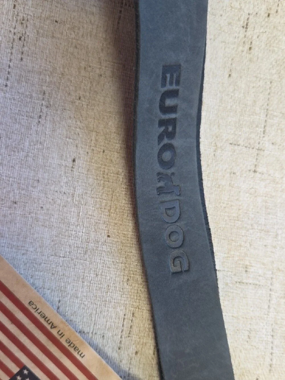 Euro Dog blue leather