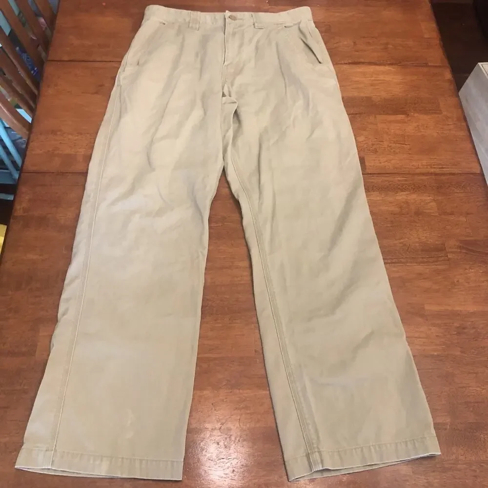 The North Face Beige Khaki Pants Men Sz 32 X30 Outdoors Gorpcore Hiking Climbing