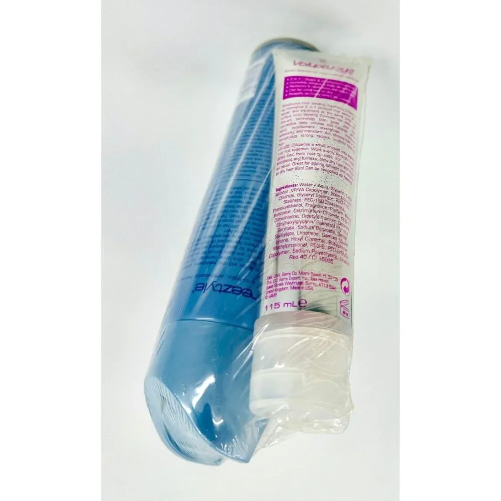 Samy Freeztyle Hairspray & Voluptuous Volumizing Creme/Cream Full Size Set *NEW