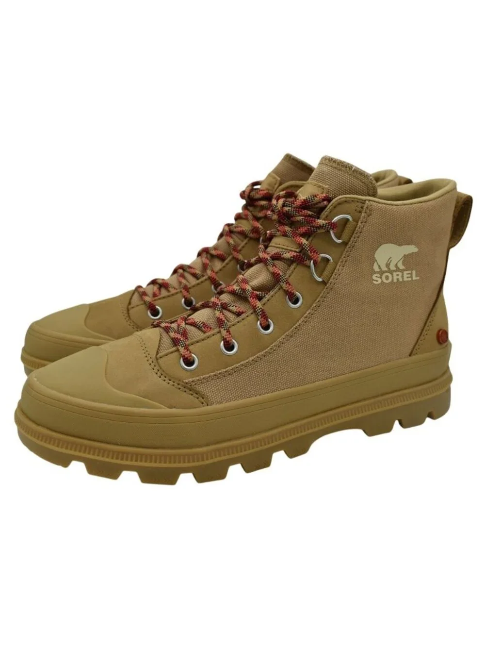 Sorel Mens‎ Size 13 Scout N About Mid Lace Up Caribou Buff Chukka Sneaker Boots