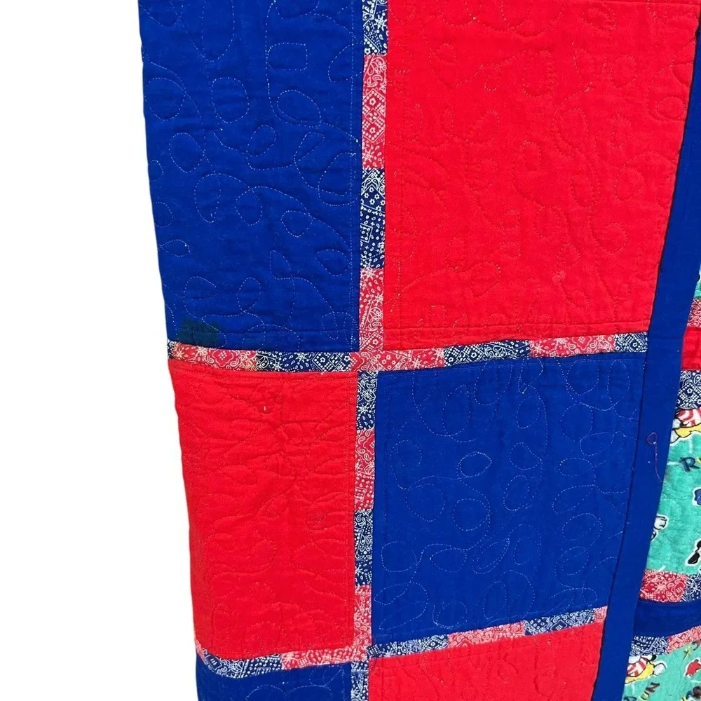 Handmade patchwork quilt