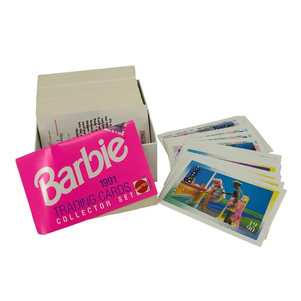 Vintage Mattel Barbie 1991 Trading Cards Collector Set Retro 90s Memorabilia