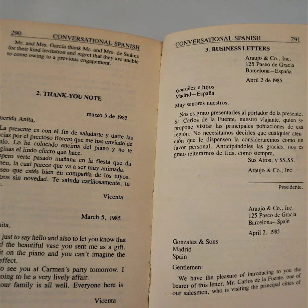 Conversational Spanish  A Complete Course in Everyday Spanish 1985 Paperback