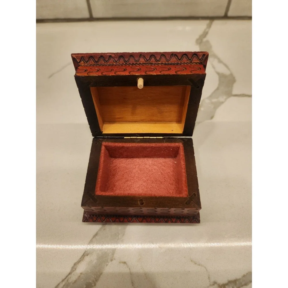 Wooden Ships wooden trinket box