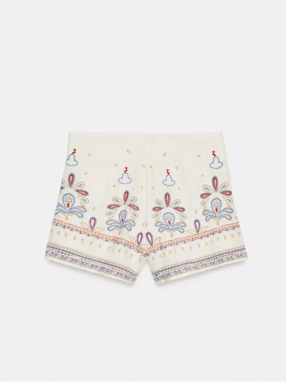 Zara ivory peasant