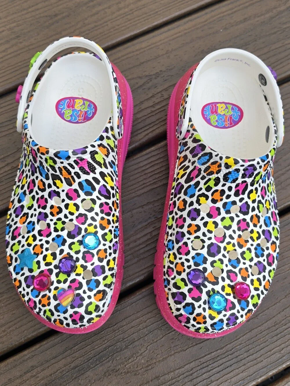 CROCS lisa frank