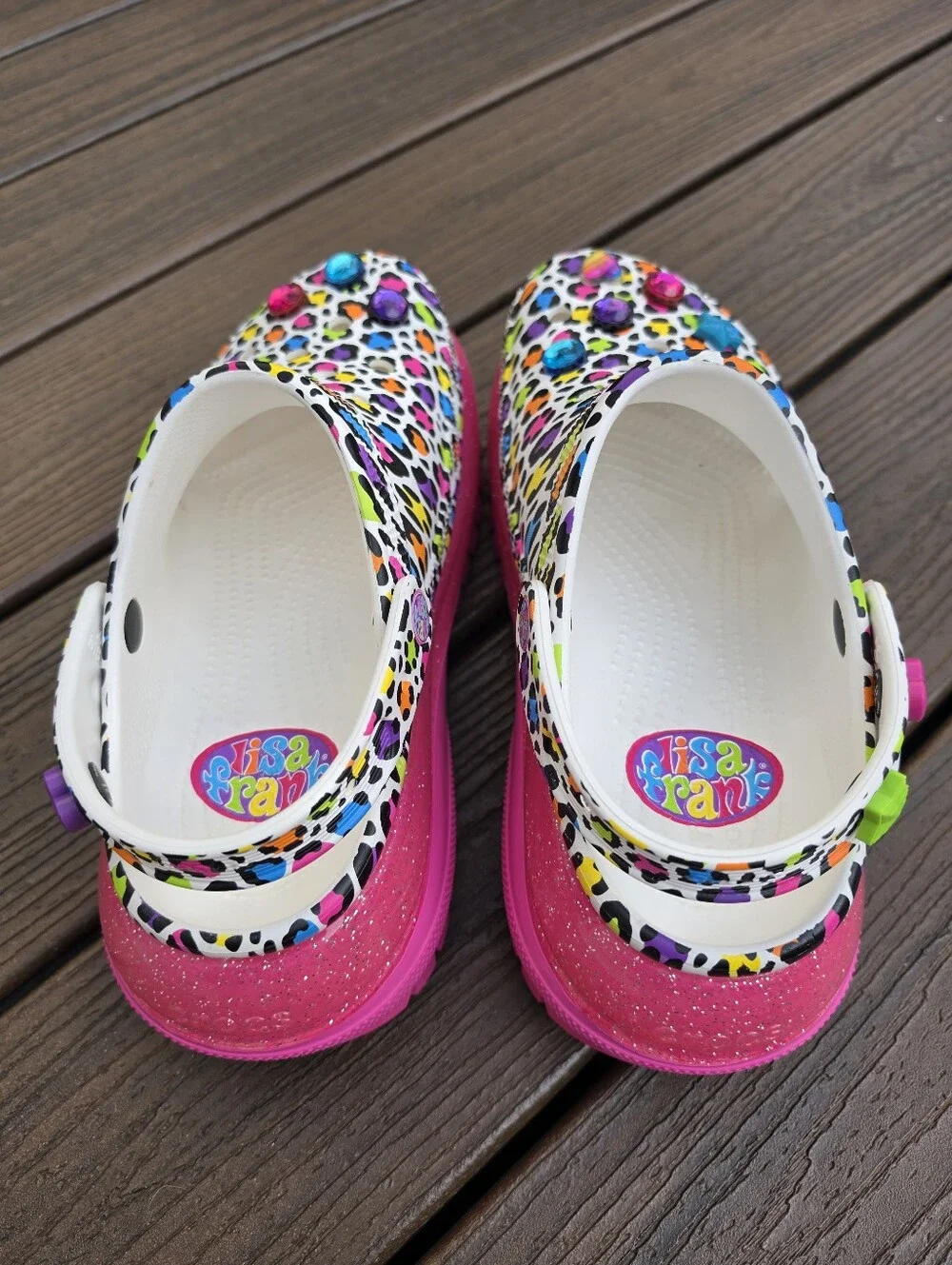 CROCS lisa frank