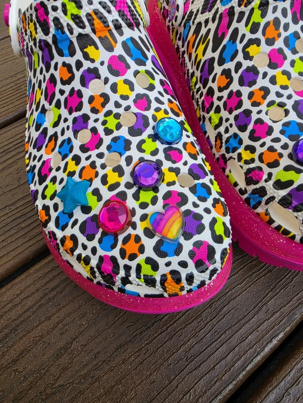 CROCS lisa frank