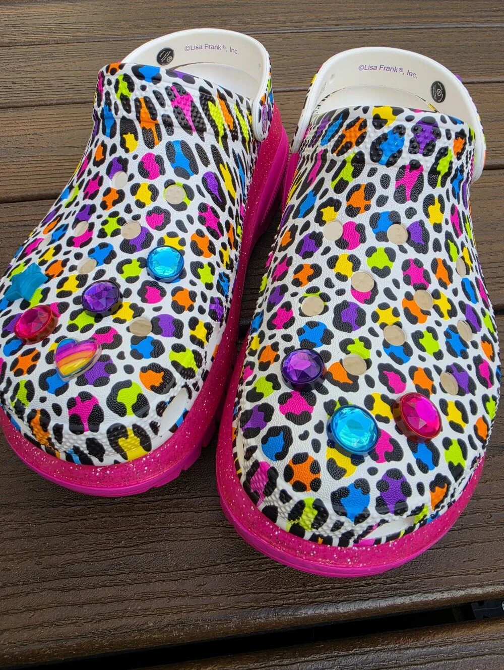 CROCS lisa frank