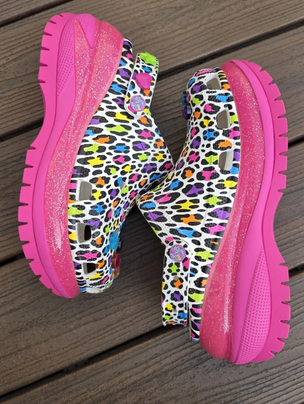 CROCS lisa frank