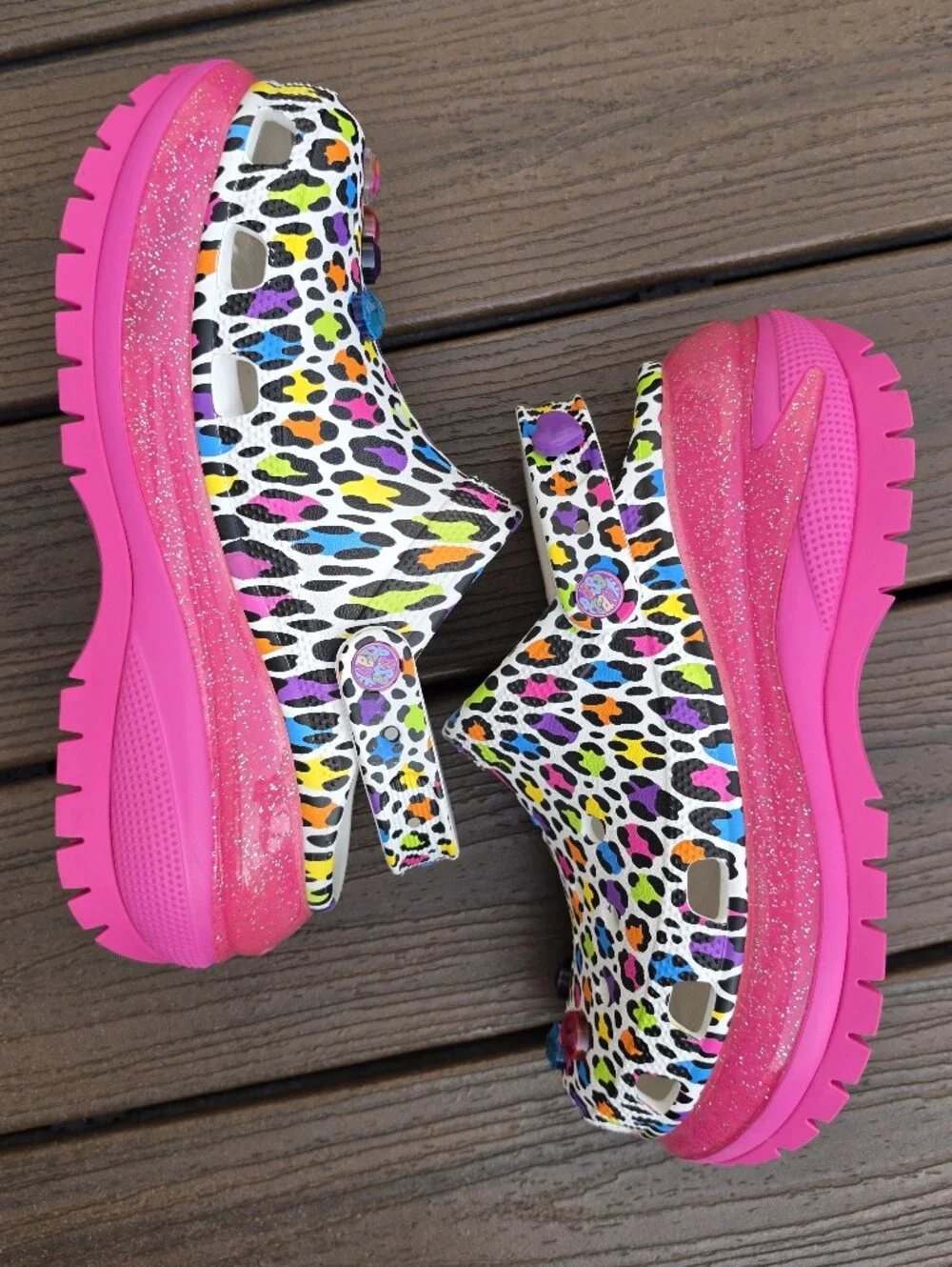 CROCS lisa frank