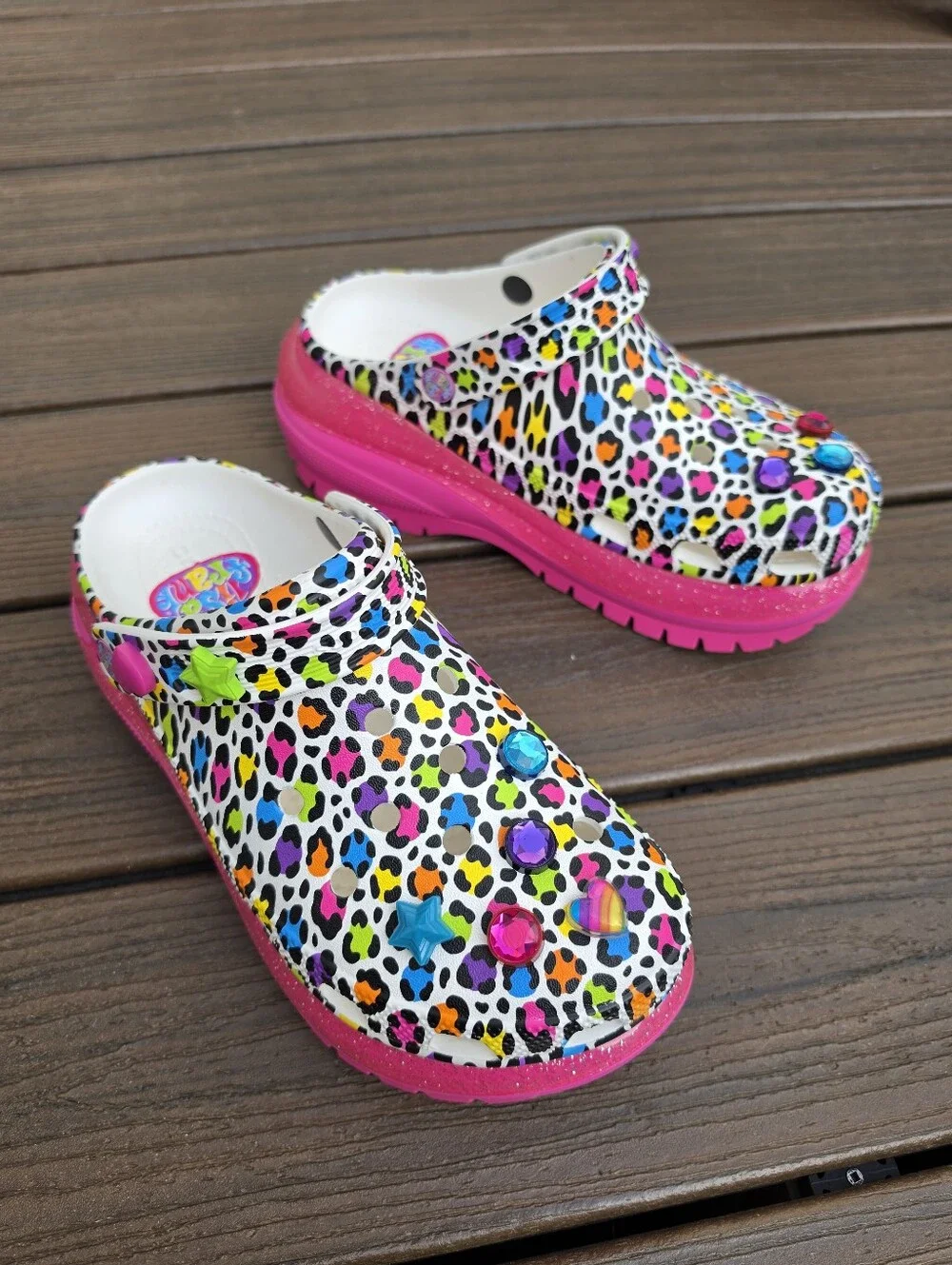 CROCS lisa frank
