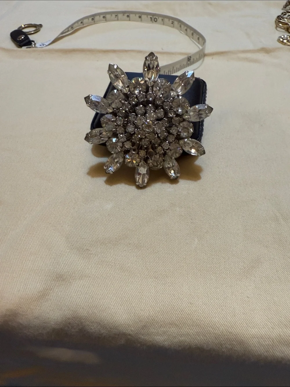N/A sparkle brooch crystal