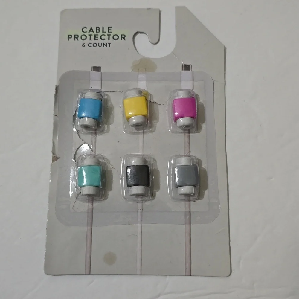 Cable Protector 6-Count Set - Multi-Color