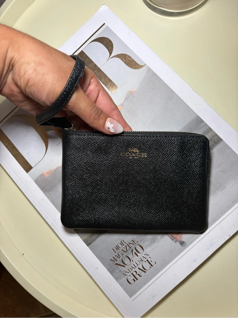 Coach compact wristlet