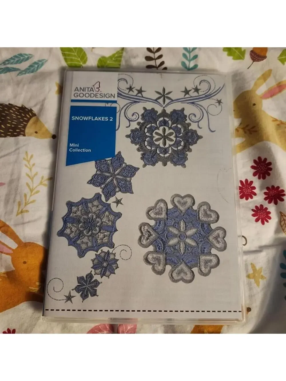 Anita Goodesign Snowflakes 2 Mini Collection Machine Embroidery Designs CD