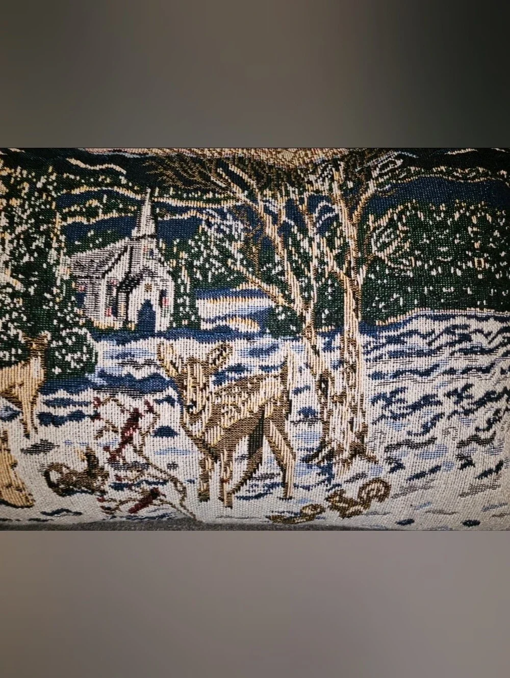 The Unbranded Brand winterscape pillows