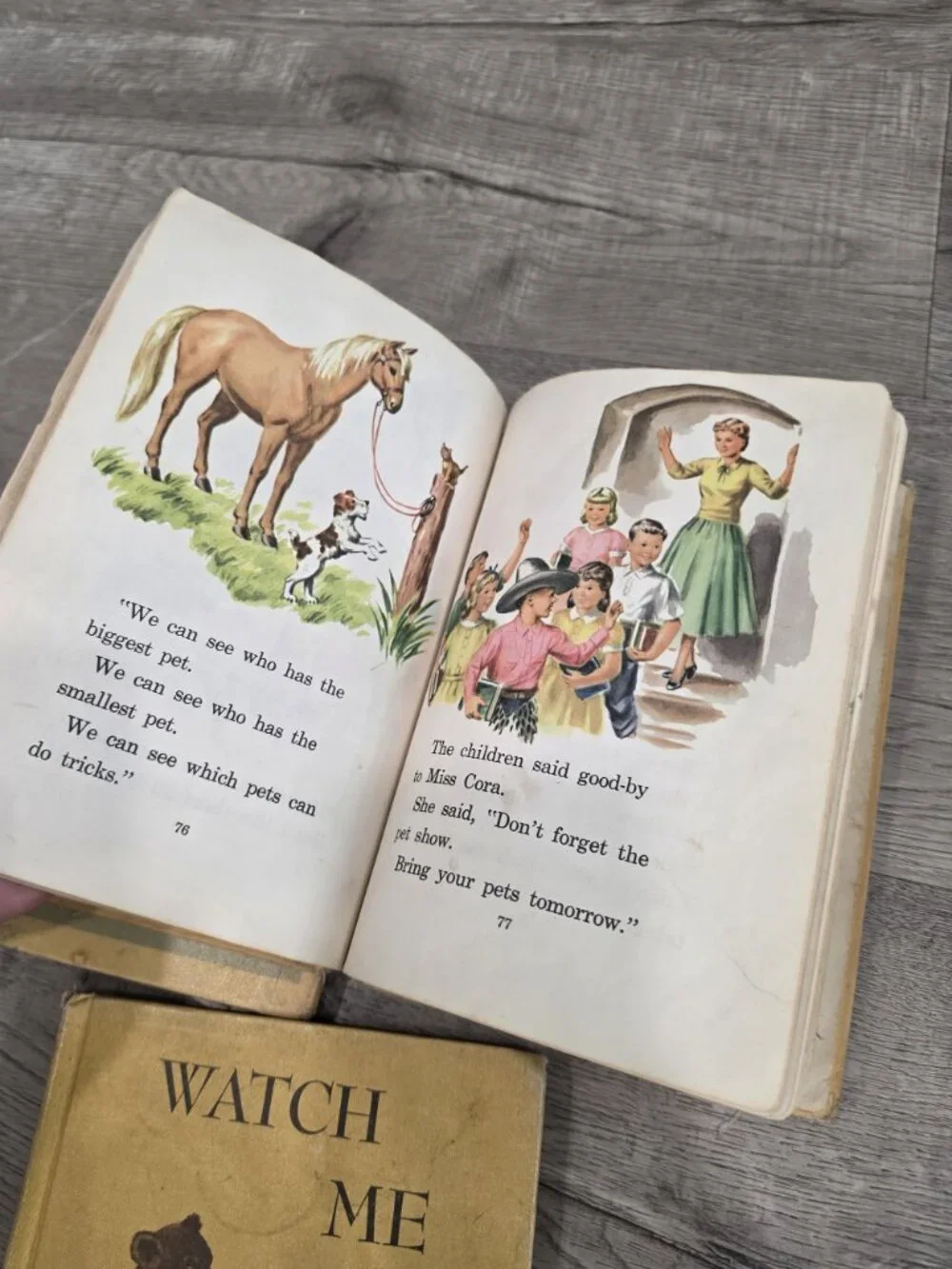 Vintage Childrens Books Lot: See Us Come Watch Me Buckys Friends