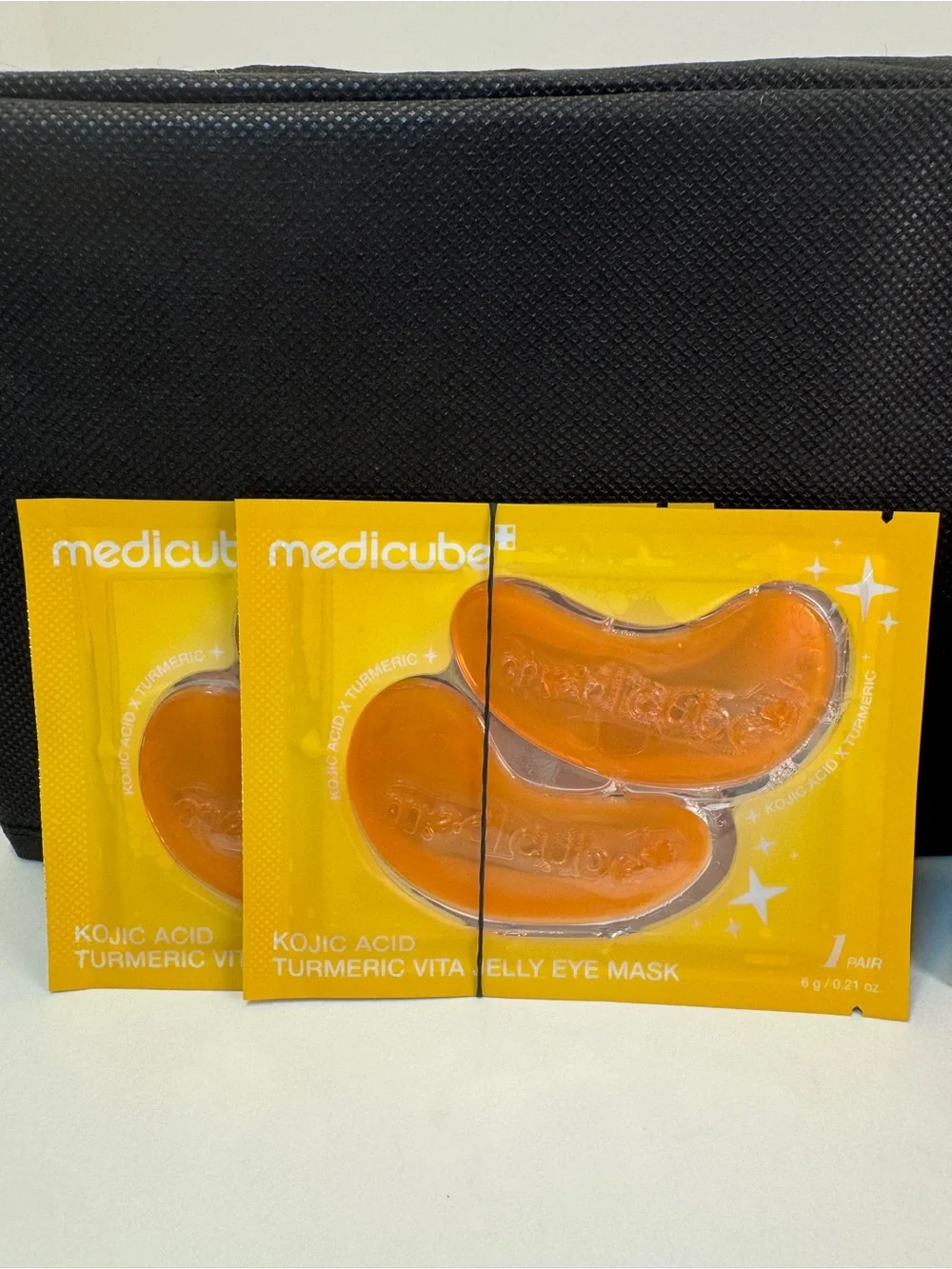 Medicube Jelly Eye Mask Lot 2x Kojic Acid Turmeric + 2x PDRN Pink Collagen