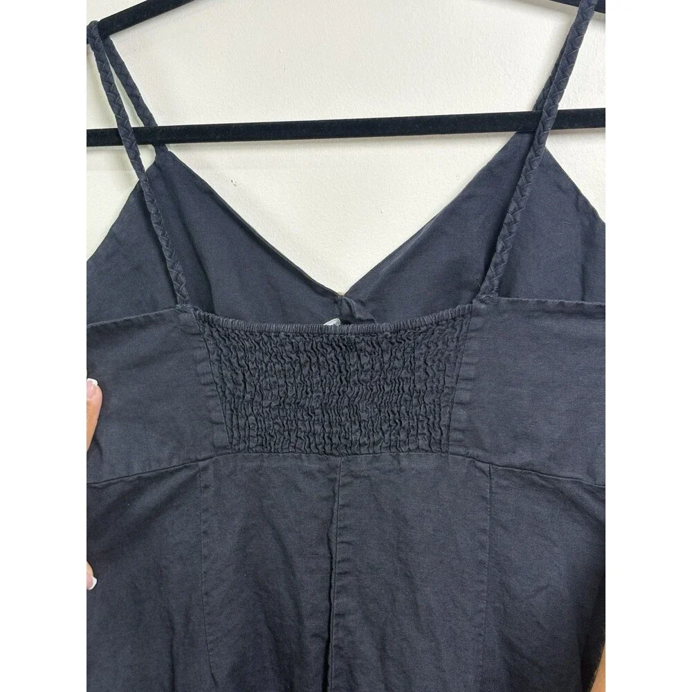 Zara navy linen