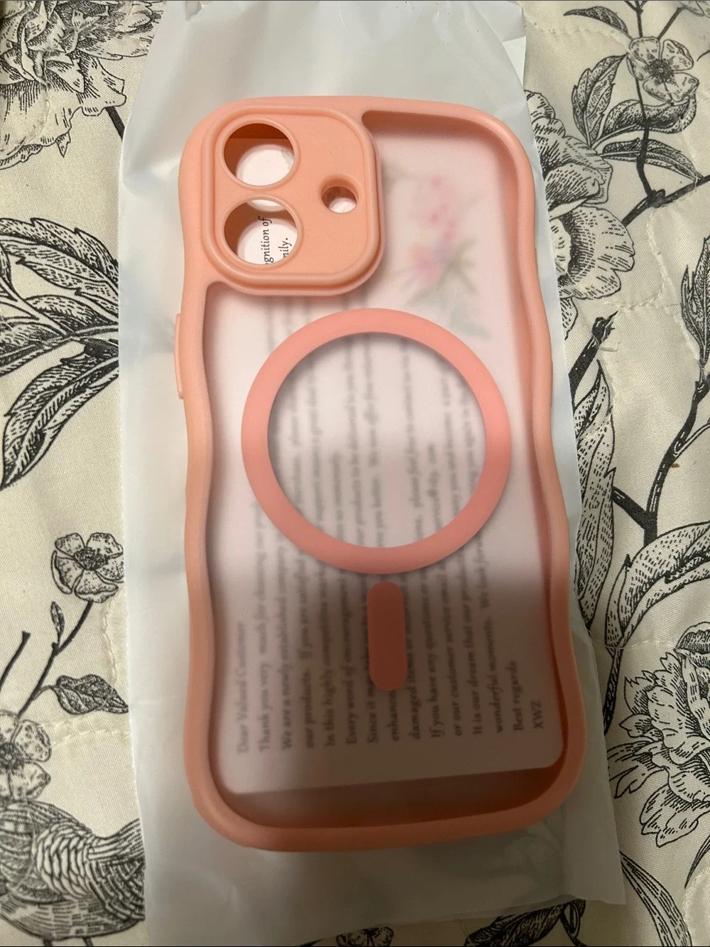 I phone 17 case compatible with magsafe Light pink new