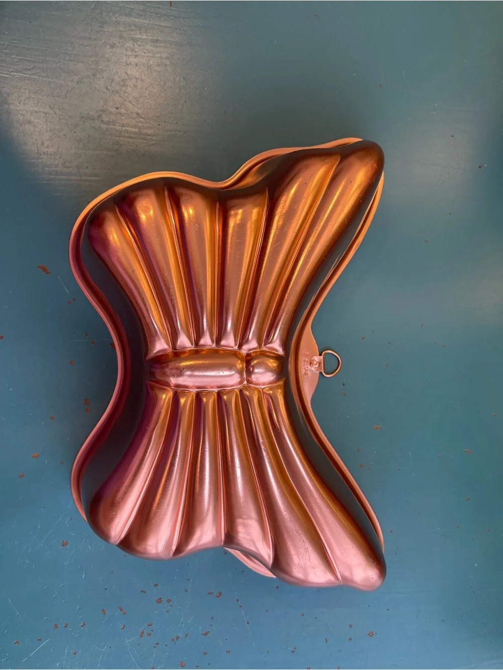 E Clare Copper Butterfly Mold Retro Wall Hanging Kitchen Decor Vintage