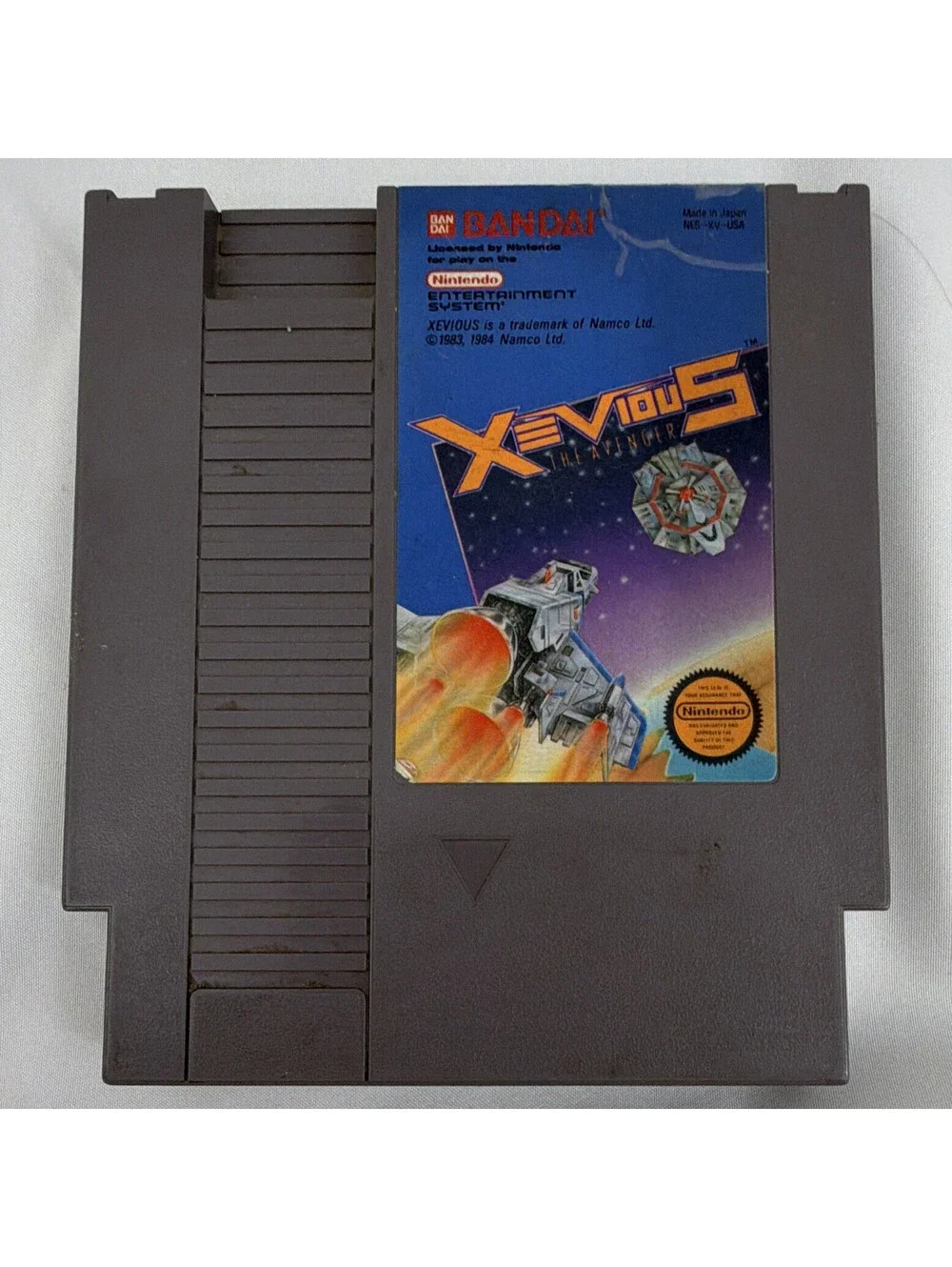 Bandai Xevious: The Avenger Nintendo NES Game Cartridge NTSC-U/C
