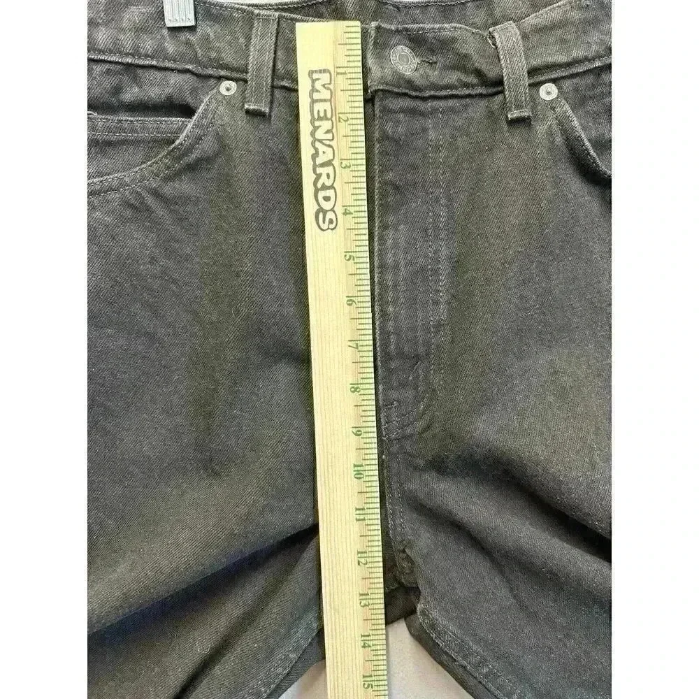 VTG Levi's 550 Jeans Men's 34X32 Black Orange Tab Relaxed‎ Fit Tapered Leg Denim