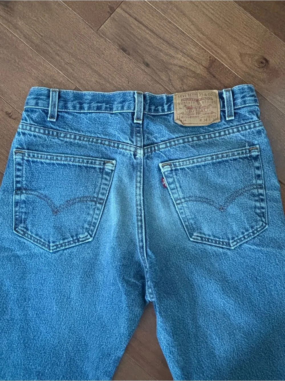 VTG 2001 Levis 517 Bootcut Jeans Made in USA 32x29 Blue Denim Cowboy Y2K 554