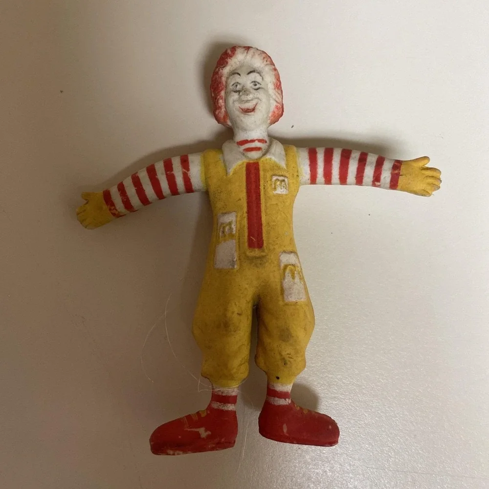 1988 Ronald McDonald Bendable Figure - Happy Meal Toy