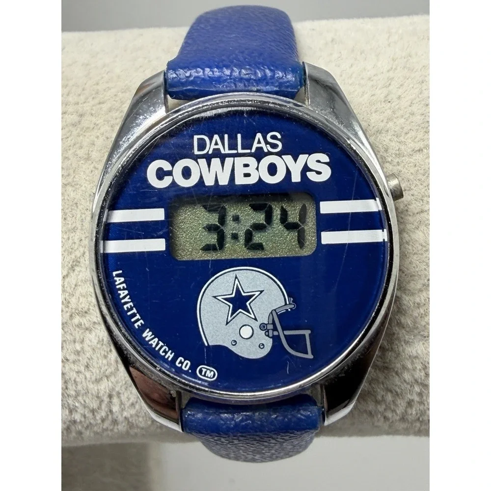 Dallas Cowboys Lafayette Ladies Digital Watch New Battery 27MM 6.75